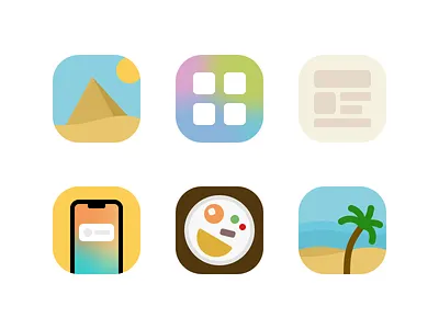 Something fun app icon iconography illustration