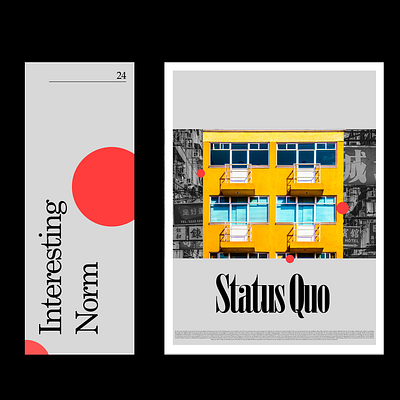 Status Quo- Poster Design branding design icon illustration illustrator octane octanerender poster poster design typography