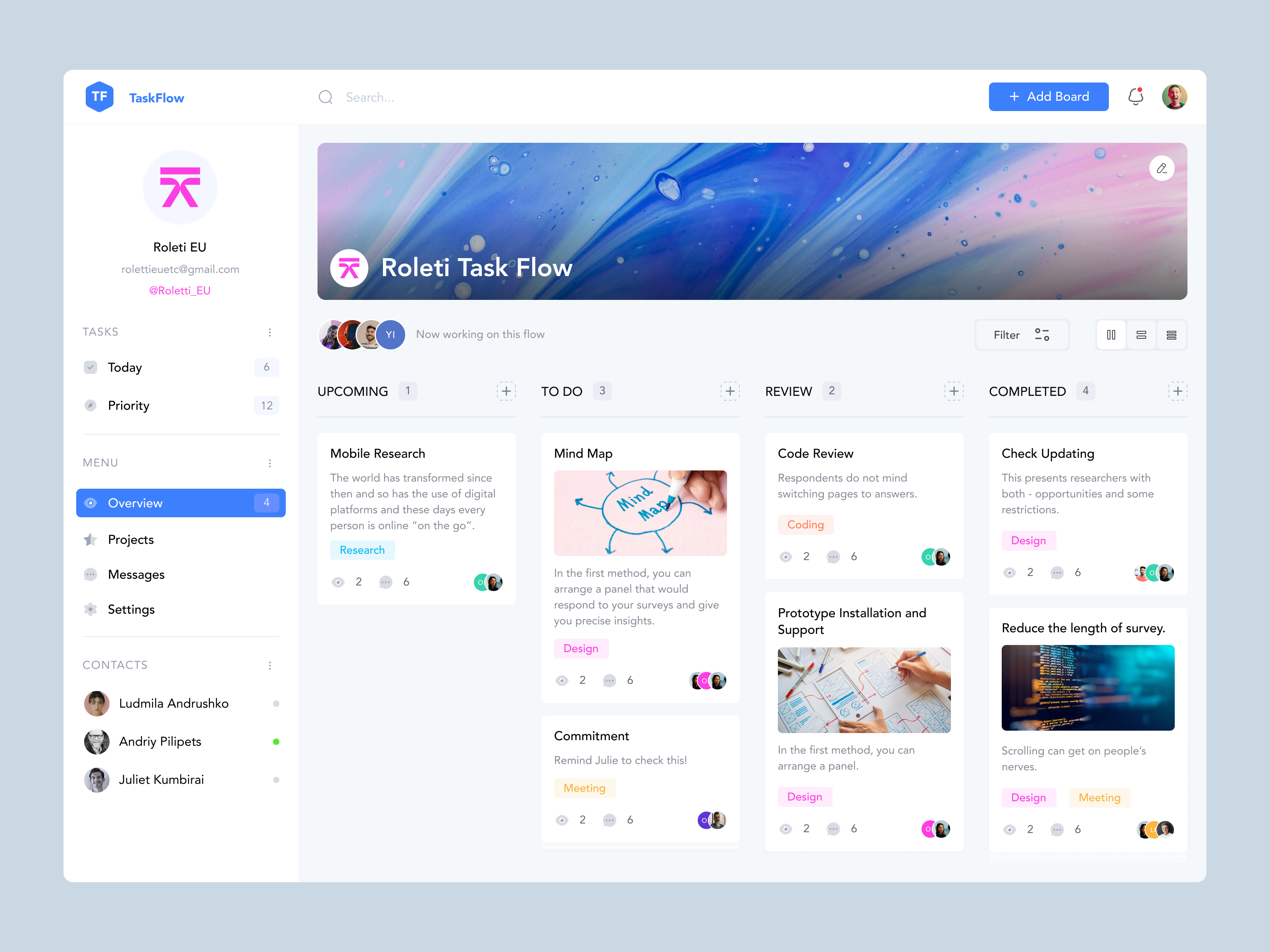 Management Dashboard