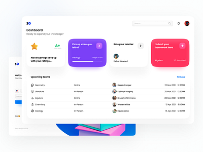 School Web App daily ui design figma landing page popular shot school app ui ui inspiration ui trends ui ux uidesign uidesigner uiux uix user interface ux web web app website website design