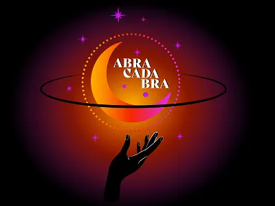 Abracadabra creative design illustration magic magical spell vector