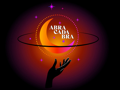 Abracadabra creative design illustration magic magical spell vector