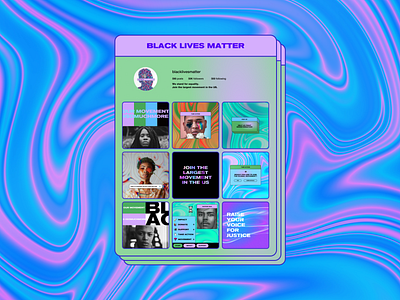 Insta Template Black Lives Matter 90s 95 black lives matter blue futuristic glitch gradient holographic instagram template justice lo fi nostalgia nostalgic old aesthetic pink purple retro social media trippy windows