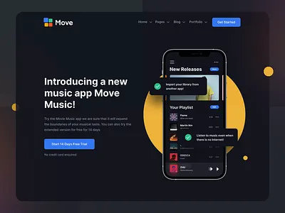 Move - Multipurpose HTML Template I after effects animation design motion motion design ui ui8 ux