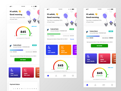 Personal Loan App branding clean ui clean ui design new ui ux website xd xd design