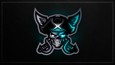 Pirate Mascot Logo angry art blue branding design e sports illustration logo mascot mascot logo ocean pirate sea skull sword vector