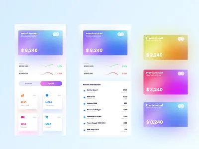 Mobile Money Management (MMM) design ui uidesign