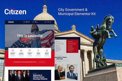 City Government & Municipal Elementor Kit city design elementor goverment municipal template ui ux website