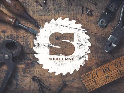 Carpentry Logo carpenter carpentry handcrafted lettermark logo logomark logotype lumber sawmill wood woodworking