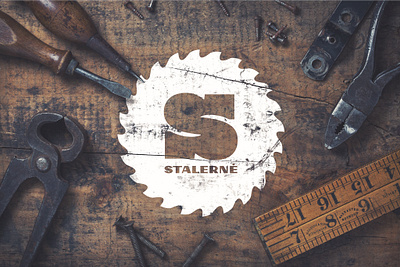 Carpentry Logo carpenter carpentry handcrafted lettermark logo logomark logotype lumber sawmill wood woodworking