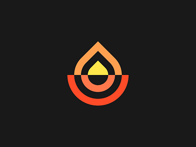 flame brand brand identity brand identity design branding exploration fire fireplace flame flame icon flame logo icon identity layered logo monogram orange stroke icons symbol