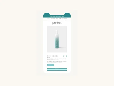 Portret Mobile Shop ecommerce mobile design website concept website development wordpress design