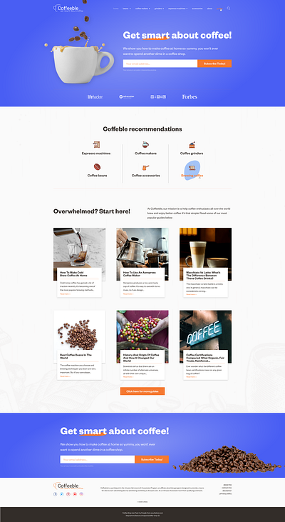 Website Redesign Project - Coffeeable coffee design redesign concept web web design