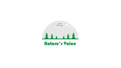 Natures Voice art brand branding clean design graphic design icon illustration illustrator logo minimal mobile type typography vector web