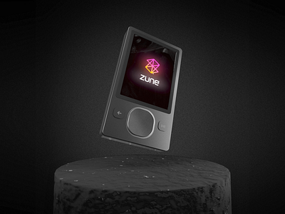 Zune Render 3d blender blender3d blendercycles microsoft product render render zune