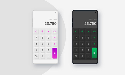 Calculator app dailyui ui