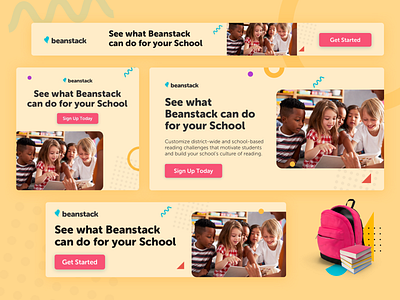 School-Focused Demo | Display Ads branding cro design display ad saas