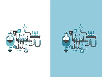 Chemical progress design flat graphicdesign icon illustration vector