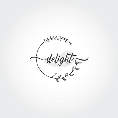 Delight Signature Logo branding creative logo design delight delightful design illustrator logo logo design logo design branding minimal minimal logo design minimal logos signature signature font signature fonts signature logo signatures