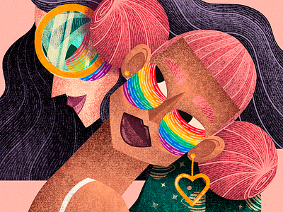 PRIDE 2019 // art behance characterdesign creative design designer digital digitalart drawing dribbble gay graphicdesign illustration illustrations illustrator lesbian lgbtq photoshop pride queer