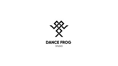 Dance Frog Studio branding creative design digital idendity illustrator logo logodesign logotype minimal