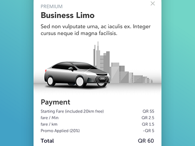 Limousine android car details iphone limo premium taxi uiux