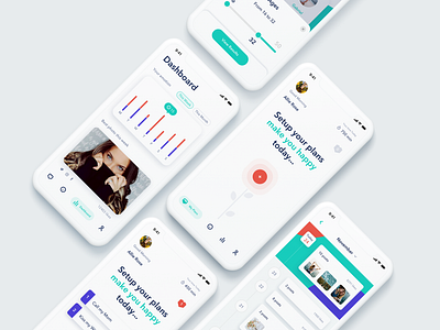 Alife - motivational app android app bitcoin btc calendar clean crypto dashboard fashion finance illustraion ios messages product responsive ui ux web