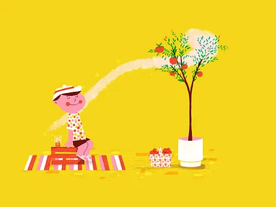 🍊 book illustration boy scouts colorfull cute digitalart drawing editorial editorial illustration happiness illustration kids book kids illustration picture book procreate art stars vector