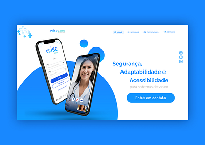 Web Wisecare design healthcare ui ux web