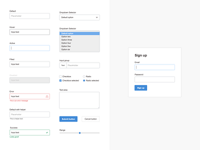 Free form design UI • NextUX form forms free freebie ui ui kit