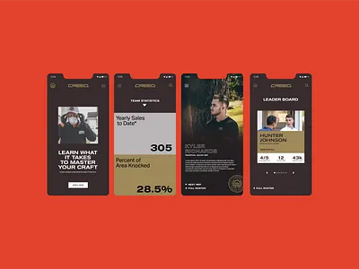 Creed App Concept app app concept brand design brand identity branding concept freelance freelance designer graphic design identity design typography ui ux vector