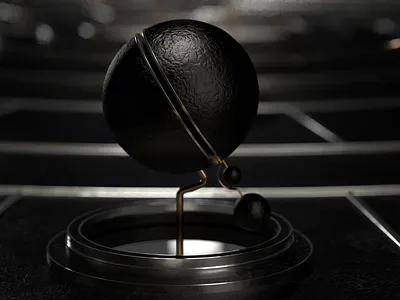 Rising Planet 3d art cinema4d orrery planet redshift3d rendering space