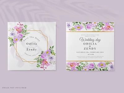 elegant wedding card floral watercolor beautiful border card celebration decoration decorative design elegant floral flower frame greeting illustration invitation invite spring vector vintage wedding wreath