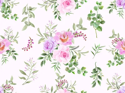 elegant seamless pattern floral design art background blossom decoration design fabric floral flower illustration leaf nature pattern retro seamless spring summer textile texture vintage wallpaper