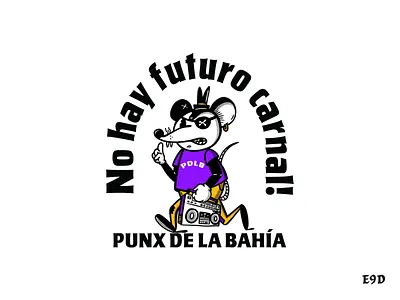 No hay futuro! design illustration printed apparel printed material punk punkrock questioneverything sticker stickers typography vector