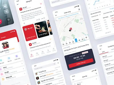 My 247 App (247 Express) - Company internal applications app communication community free freebie internal mobile xd