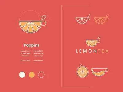 lemon tea awesome brand branding clean combination company concept design design designer graphic icon identity illustration inspiration lemon logo modern modern logo tea vector