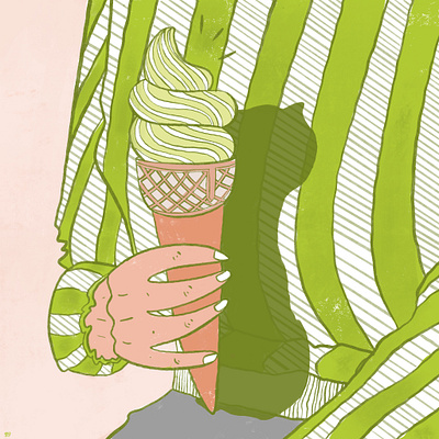 Mint Ice design illustration procreate sketch sketchbook web