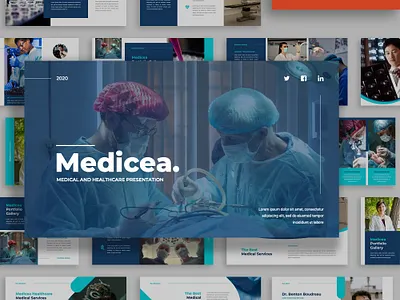 MEDICEA - Medical and Healthcare Presentation Template google slides template keynote template layout powerpoint template presentation presentation template