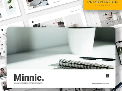 Minnic. - Minimalist Multipurpose Business Presentation Template google slides template keynote template layout powerpoint template presentation presentation template