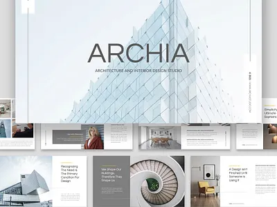 Archia - Architecture and Interior Presentation Template google slides template keynote template layout powerpoint template presentation presentation template