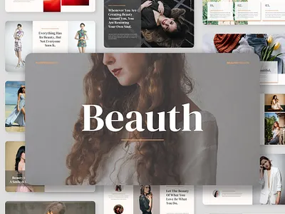 Beauth - Fashion and Beauty Presentation Template google slides template keynote template layout powerpoint template presentation presentation template