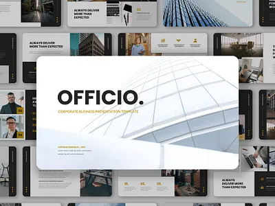 Officio - Corporate Business Presentation Template google slides template keynote template layout powerpoint template presentation presentation template