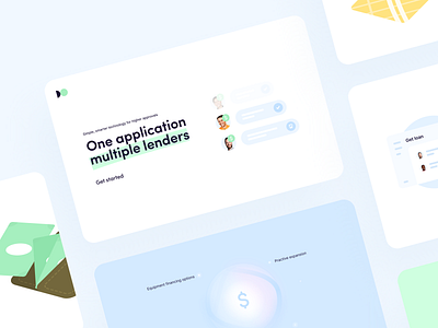 Dental Finance - Landing Page app application credit dental dental care dental finance etheric finance finance business fintech illustration landing landingpage lender loan practice thrc ui ux website