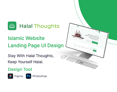 Islamic Website Landing Page UI Design clean ui daily ui design inspiration dribbble shots hadith website halal website islamic blog islamic landing page islamic ui design islamic website landing page modern ui mosque website muslim website quran website ramadan website ui design ux design web design website ui