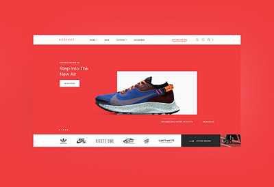 e-commerce sport concept e commerce e shop e shopping nike nike air shoes shop webflow