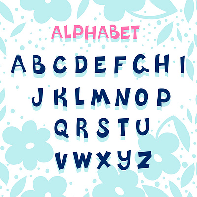 A beautiful comical set of letters of the alphabet. alphabet art background banner beauty calligraphy card cartoon colorful decoration decorative design drawing drawn fitness font graphic greeting hand hand drawn