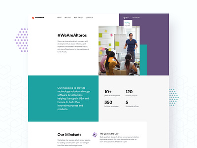 Altoros Argentina Website Design adaptive design argentina design patterns ui ux website website design