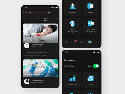 Medical App app design minimal ui ux