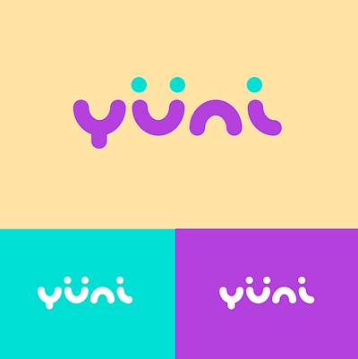 yuni branding design logo minimal